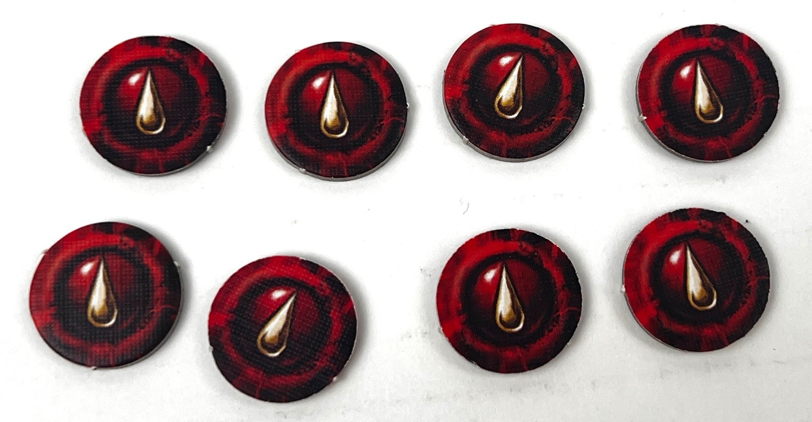 2008 World of Warcraft The Adventure Board Game Tokens Counters Parts Lot of 8