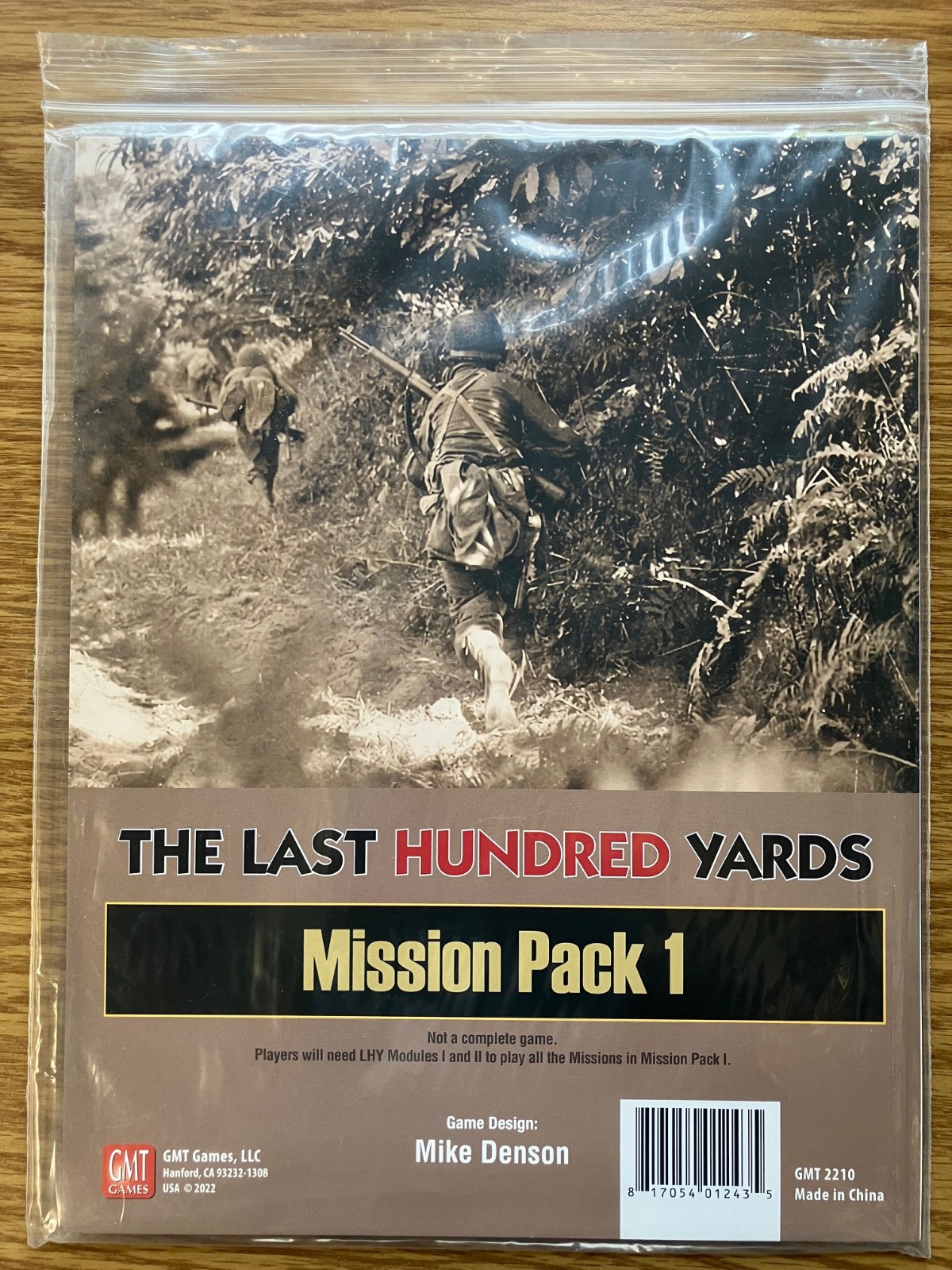 The Last Hundred Yards Mission Pack 1 (GMT Games, 2022): New, Mint