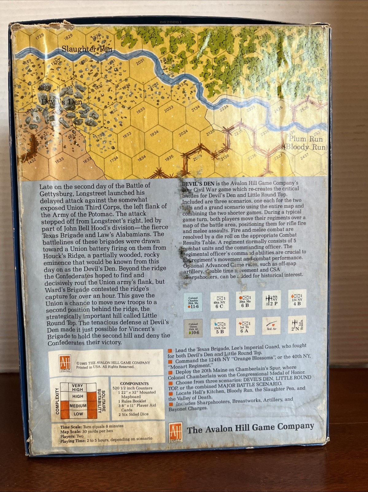 Vintage Rare Devil’s Den Board Game by The Avalon Hill Game Company. “XO”