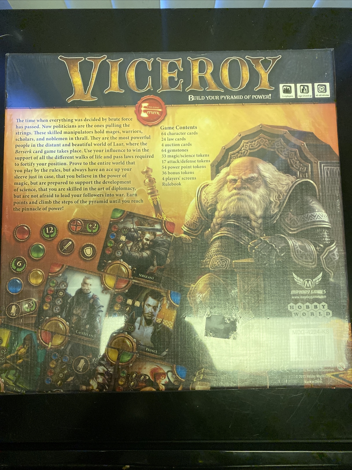 Viceroy Board Game – MAYDAY Games – New & Sealed
