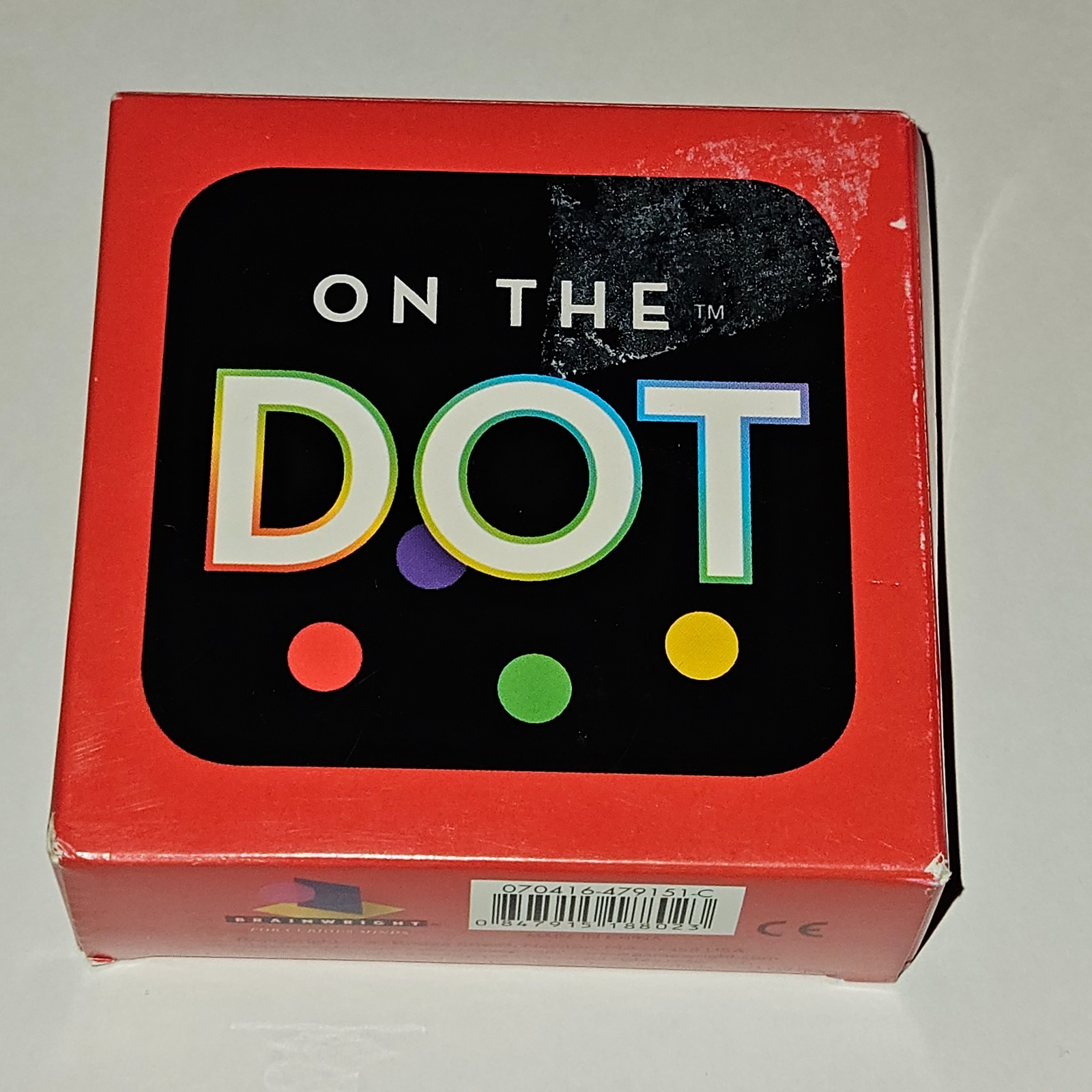 On The Dot Super Spotted Brain Teaser Card Game Box Wear Cards Sealed