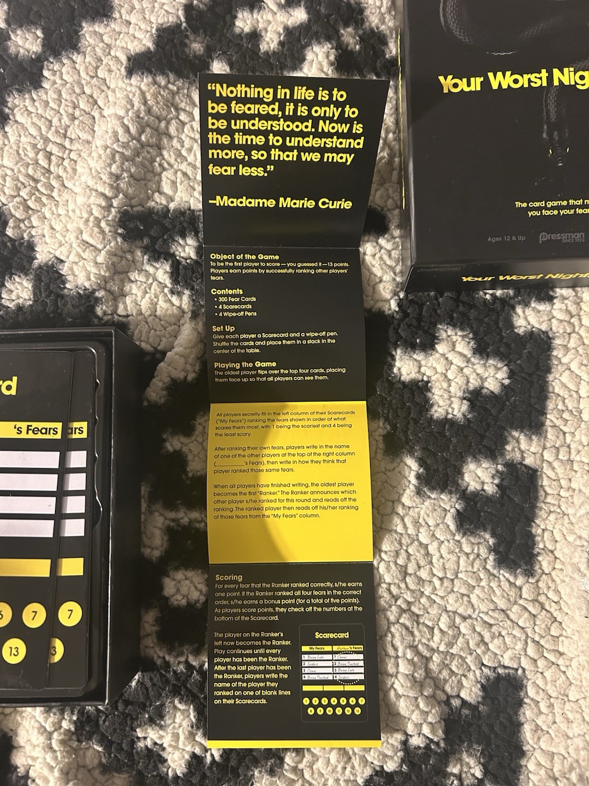Your Worst Nightmare Card Game by Pressman 2+ Players Ages 12 and Up