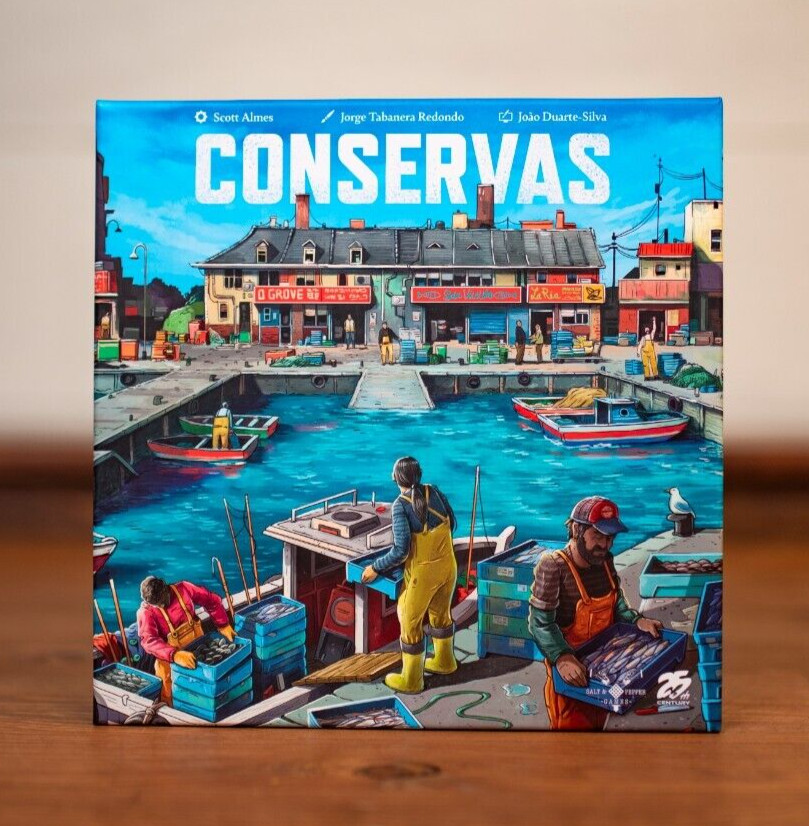 NIS Conservas Board Game – Challenging nautical themed solo bag building