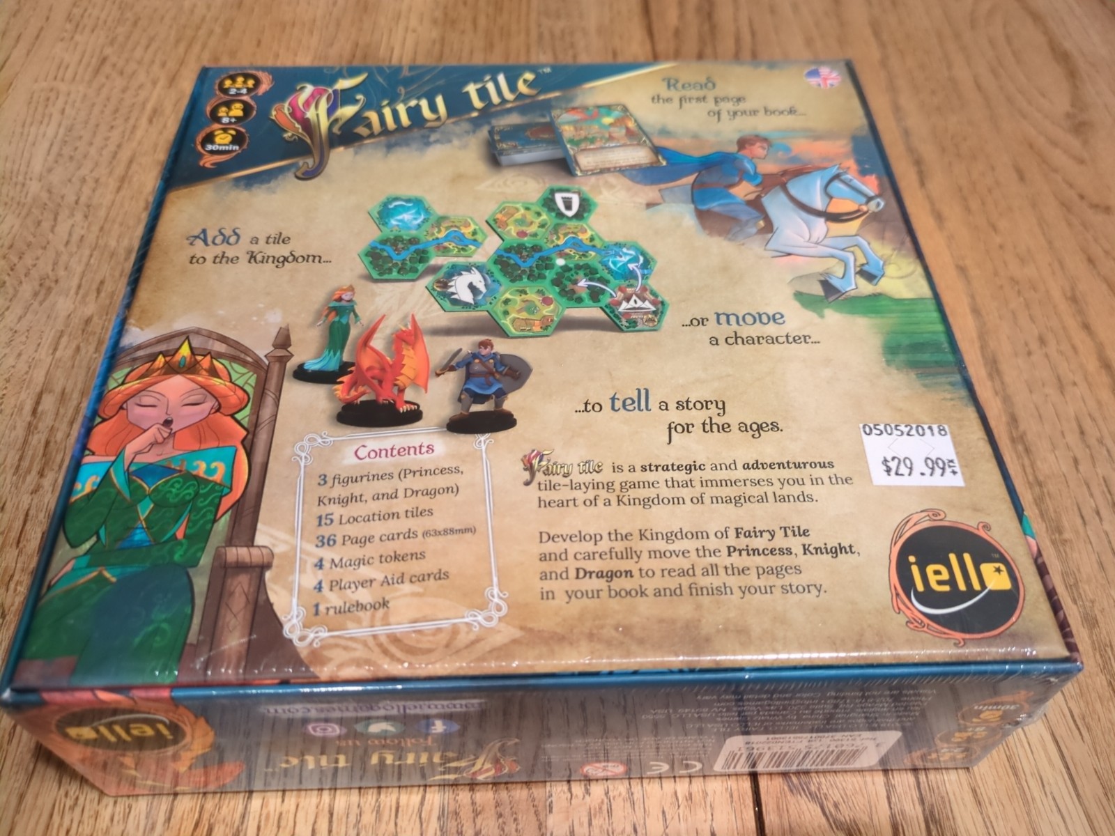 Fairy Tile Tale Board Game Storytelling Family Iello 8+ COMPLETE NEW sealed
