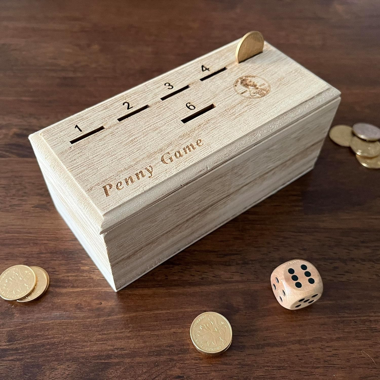 Penny Game – Fun Board Game Works with Coines, Get Rid of Coins to Win, Penny Ga
