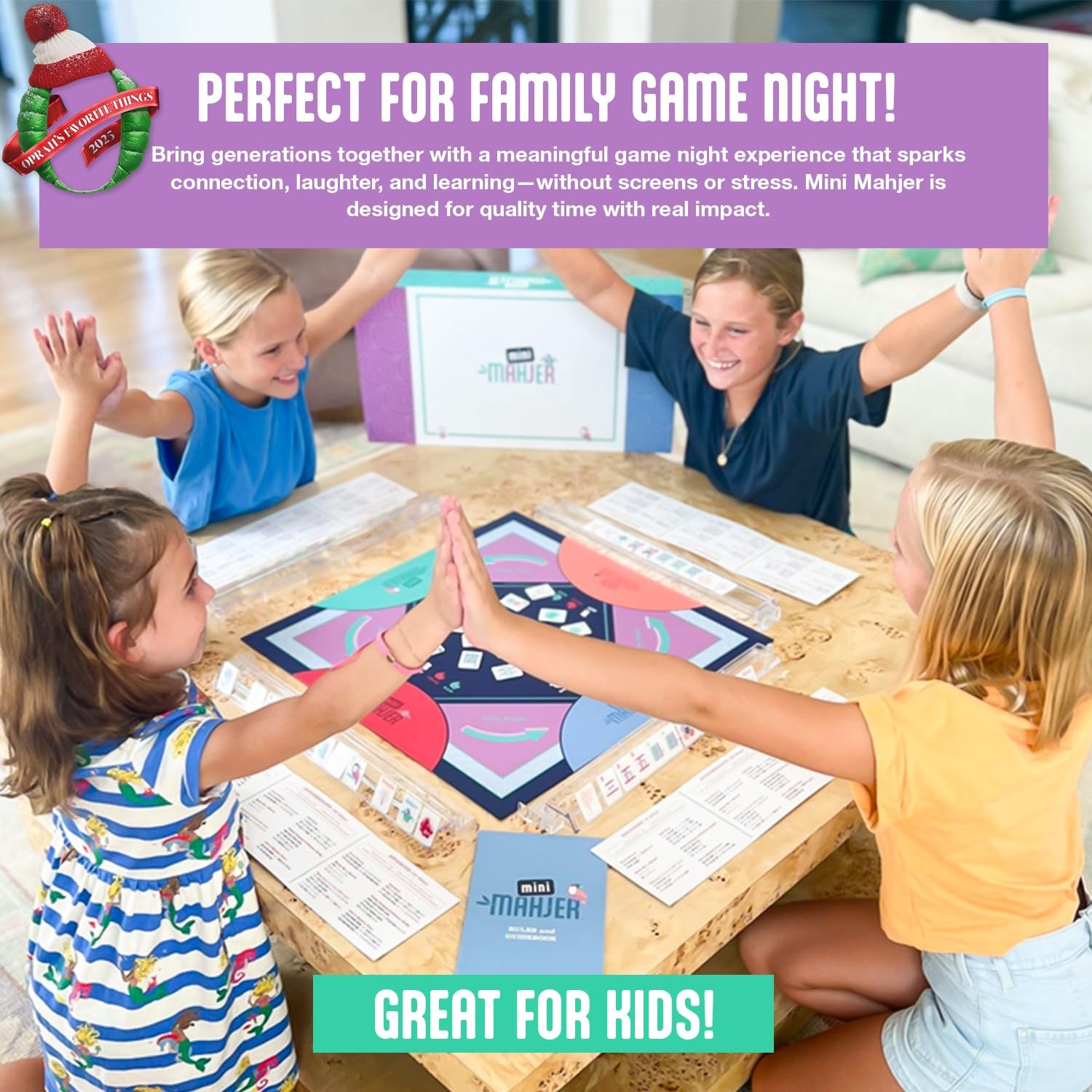 Mini Mahjer Mahjong for Beginners & Families | American Mahjong Starter Set, …