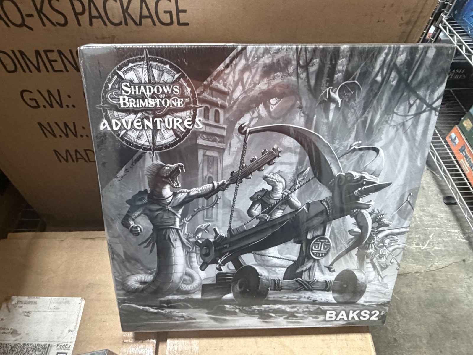 Shadows of Brimstone Adventures Kickstarter Warlord Level Pledge NEW SEALED