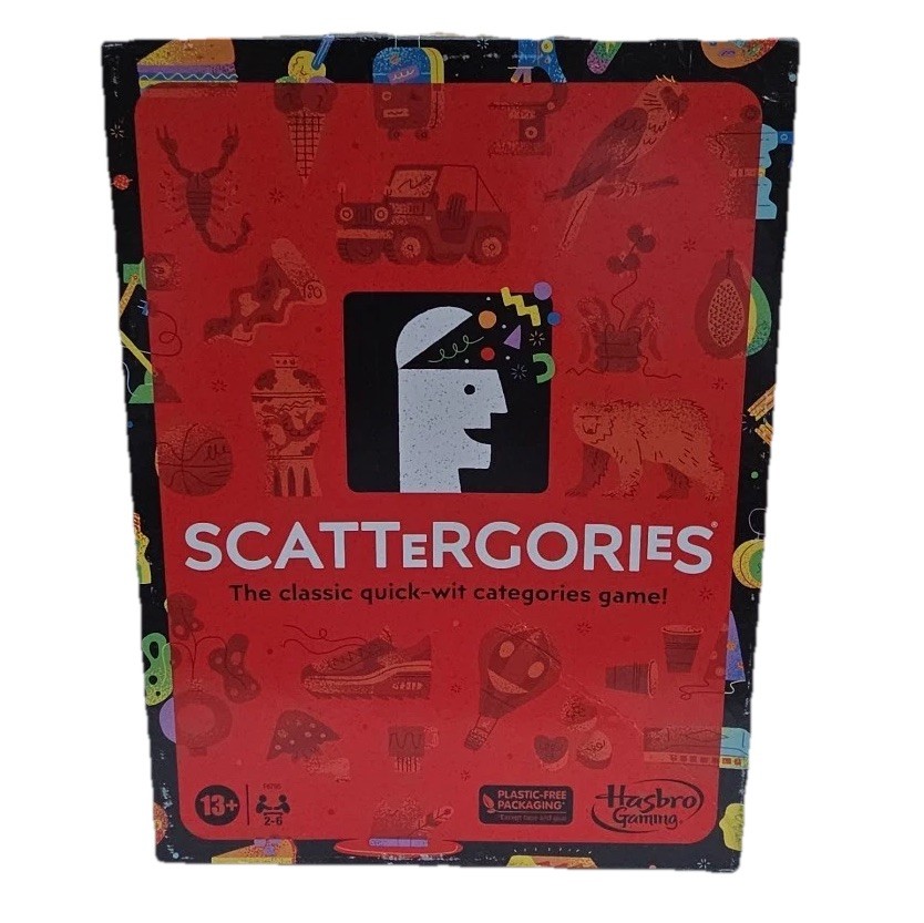SCATTERGORIES Classic Quick-Wit Categories Game! Hasbro Gaming 2023 OPEN BOX NEW