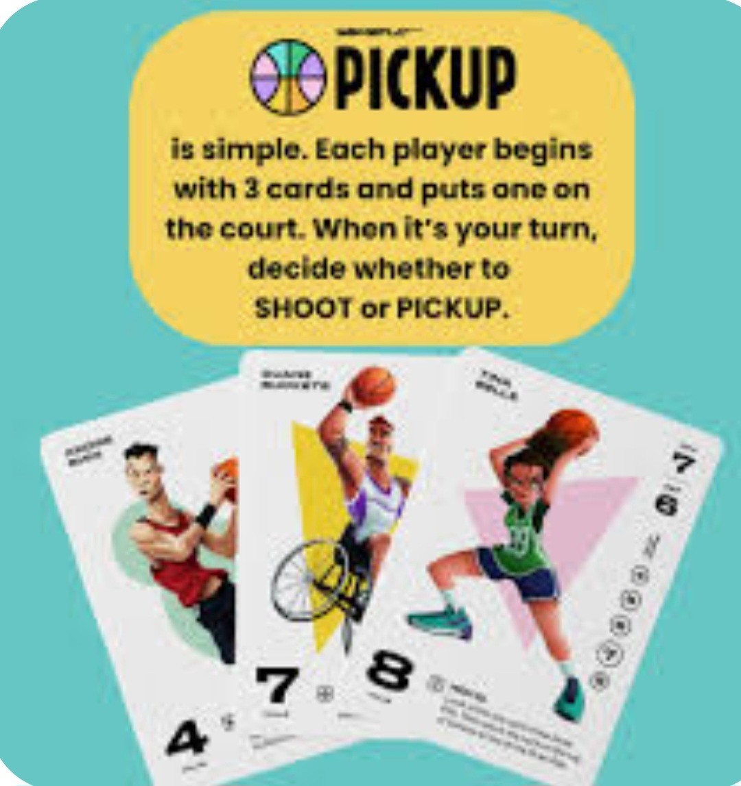Gameflo Pickup Basketball Card Game Of Strategy 2-6 Players Ages 8+ New Sealed