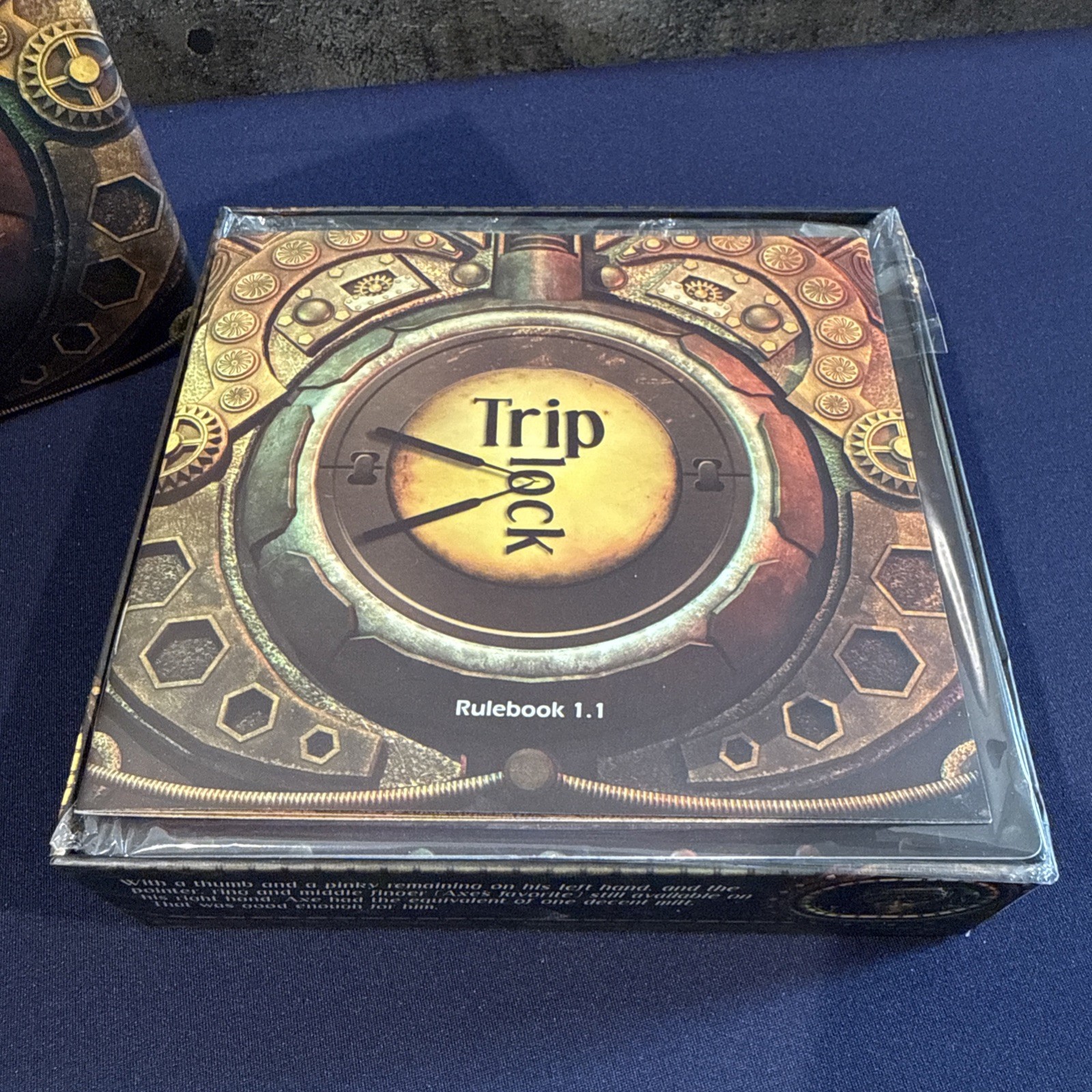 Triplock Board Game Chip Theory Games 2017 Complete Excellent 1-2 Player
