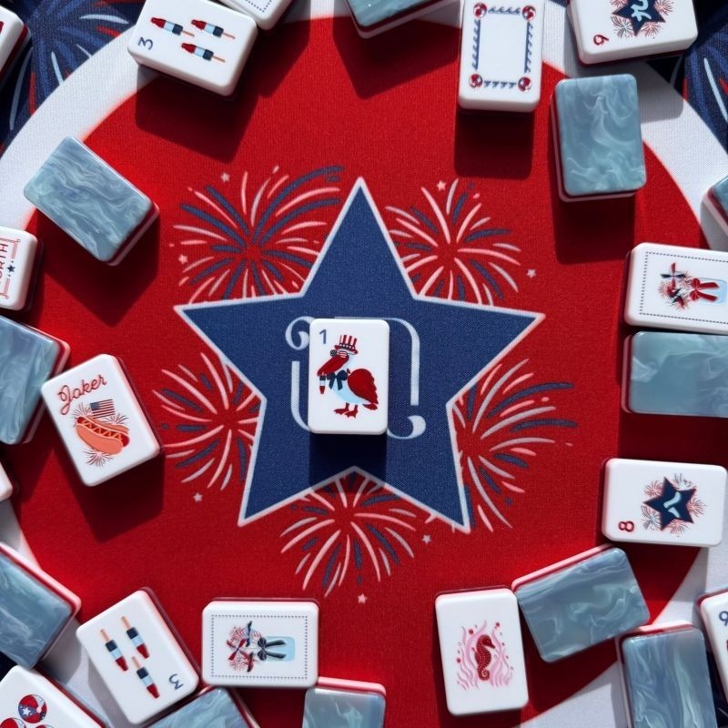 American Luxury Elegant Acrylic Mahjong Fireworks 160 Tiles set FREE SHIP
