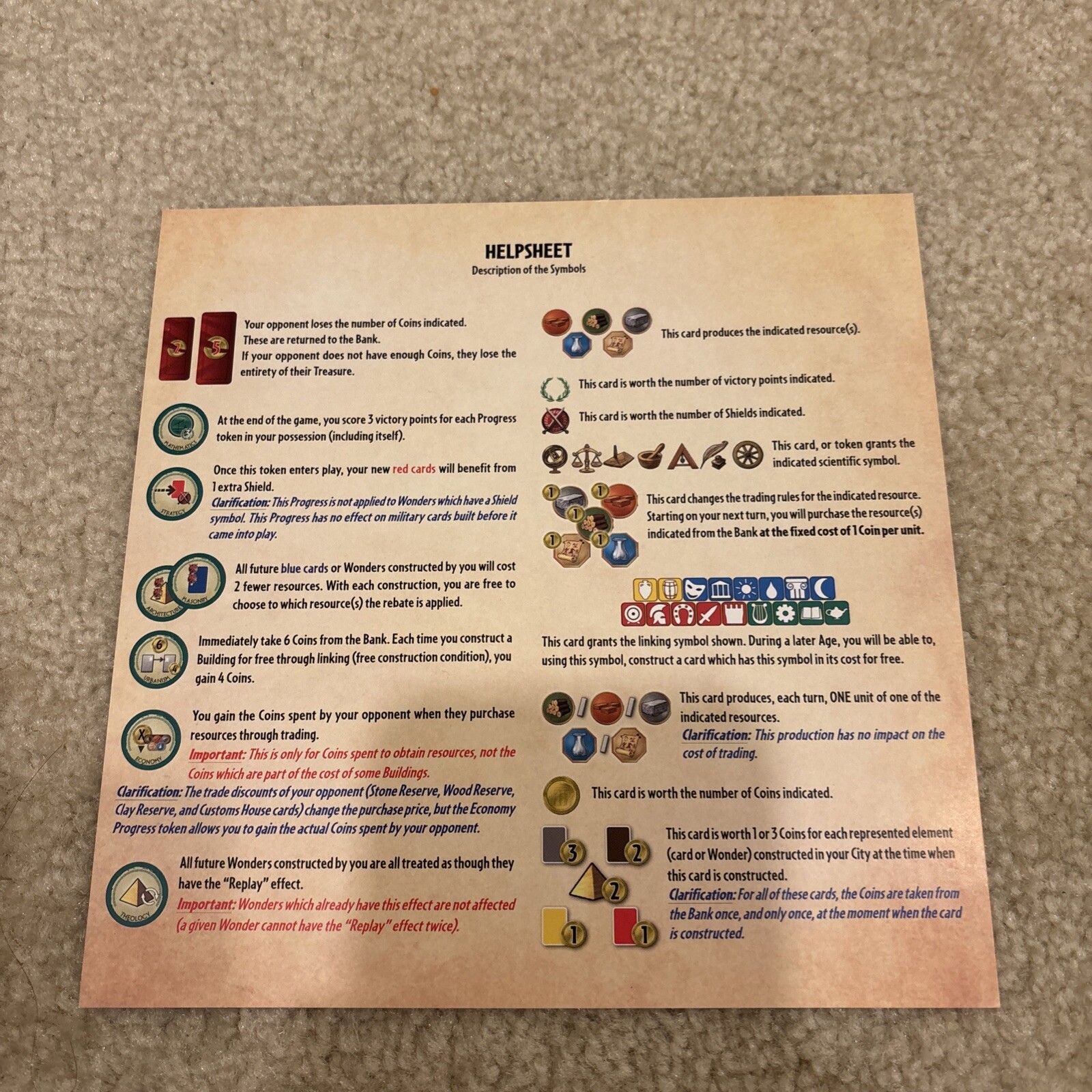 7 Wonders Duel Board Game Complete Repos Production 2015