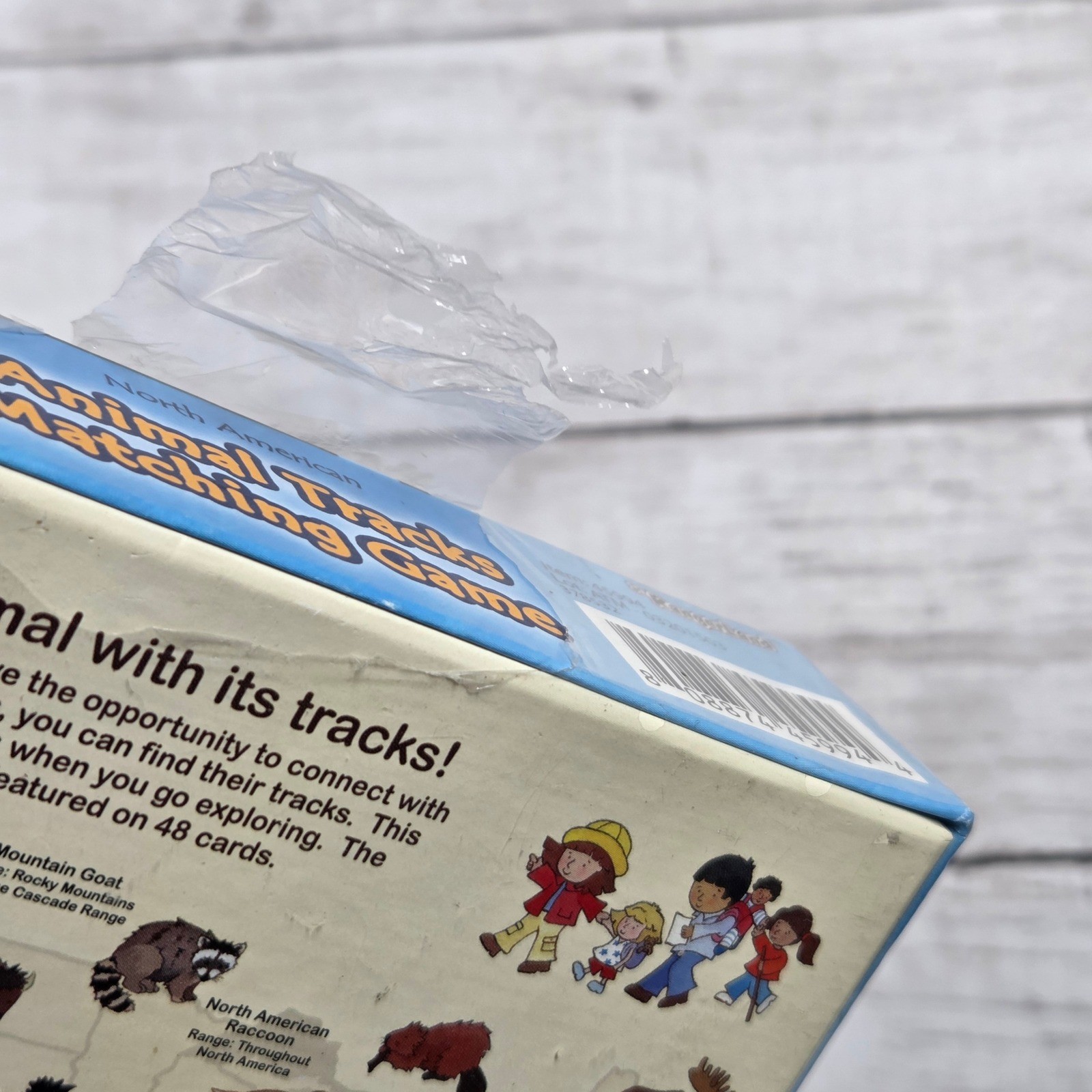 Animal Tracks Matching Game Kids Jr RangerLand North American New