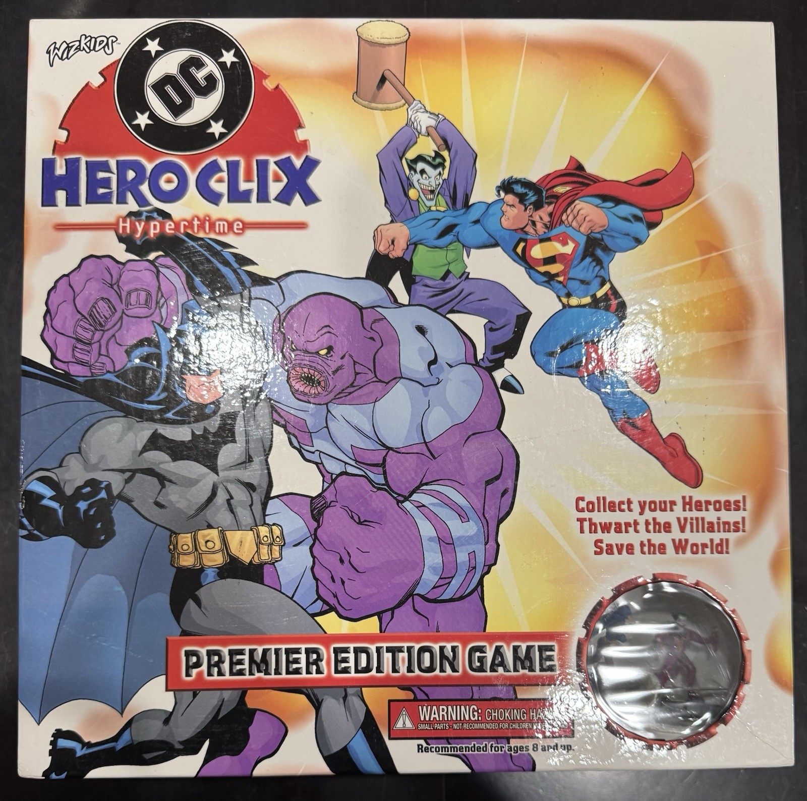 DC HEROCLIX HYPERTIME PREMIER EDITION GAME – WIZKIDS – BRAND NEW SEALED – 2002