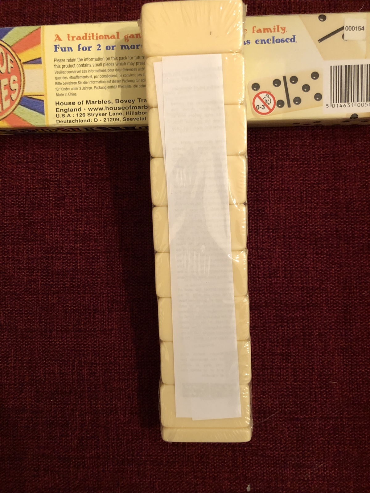 House Of Marbles DOMINOES Classic Family Game – New