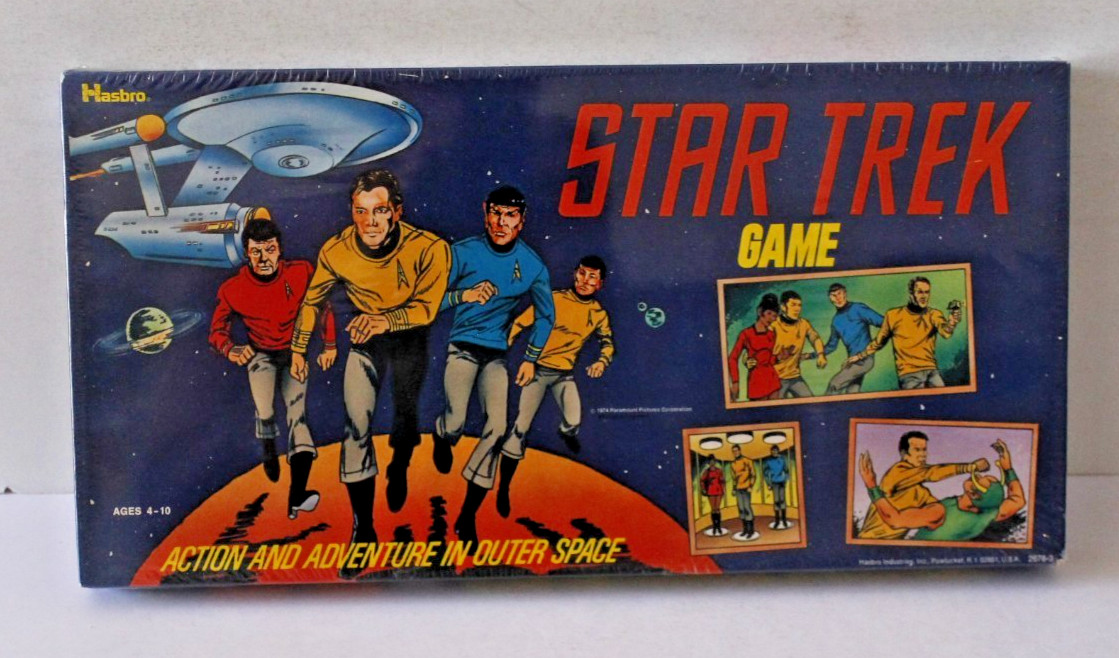 STAR TREK 1974 VINTAGE BOARD GAME HASBRO NEW FACTORY SEALED 50+ YEARS OLD