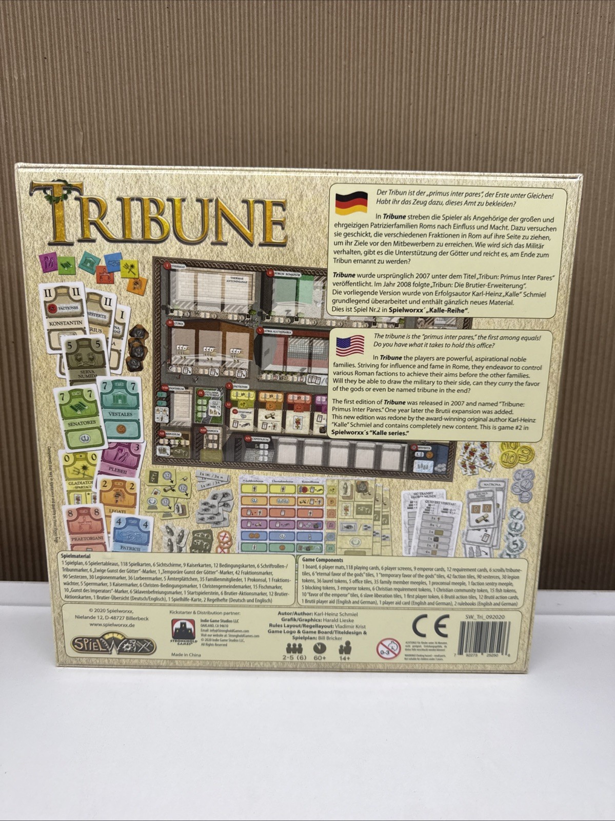 Tribune KICKSTARTER Remastered Board Game (NIS) Strategy Board Game Spielworxx