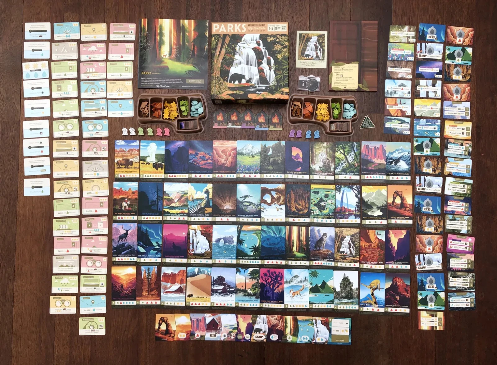 PARKS Board Game Keymaster Games Complete Award-Winning Strategy Game