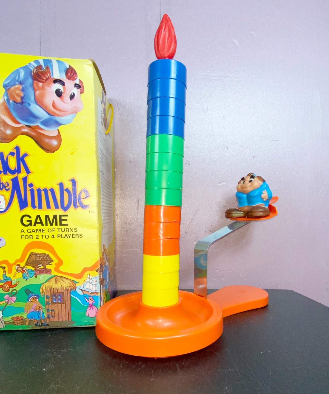 Schaper Game Jack Be Nimble Game Preschool Learning Cootie Company 1974 Vintage