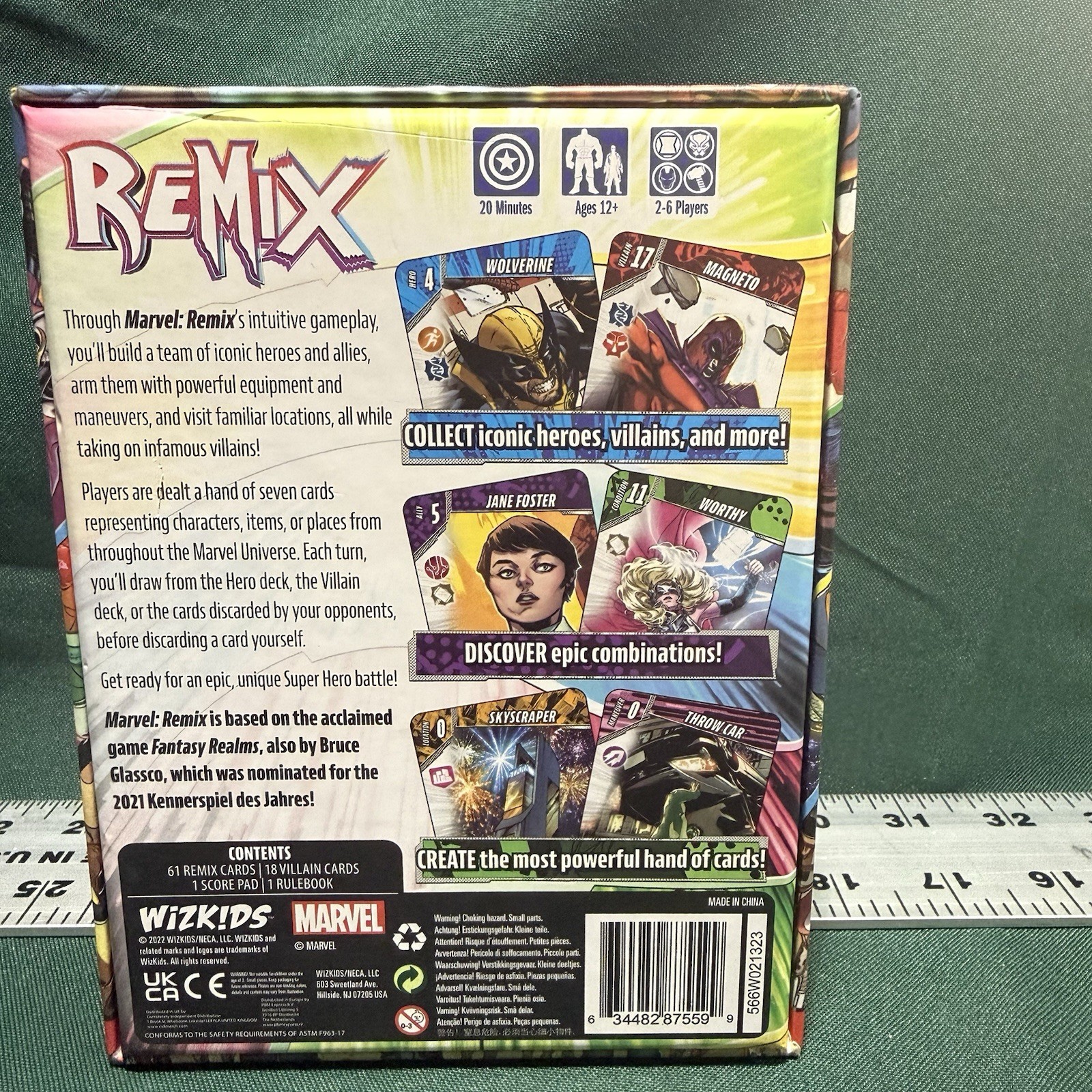 Marvel Remix Heroes Allies Fantasy Realms Marvel Action Card Game