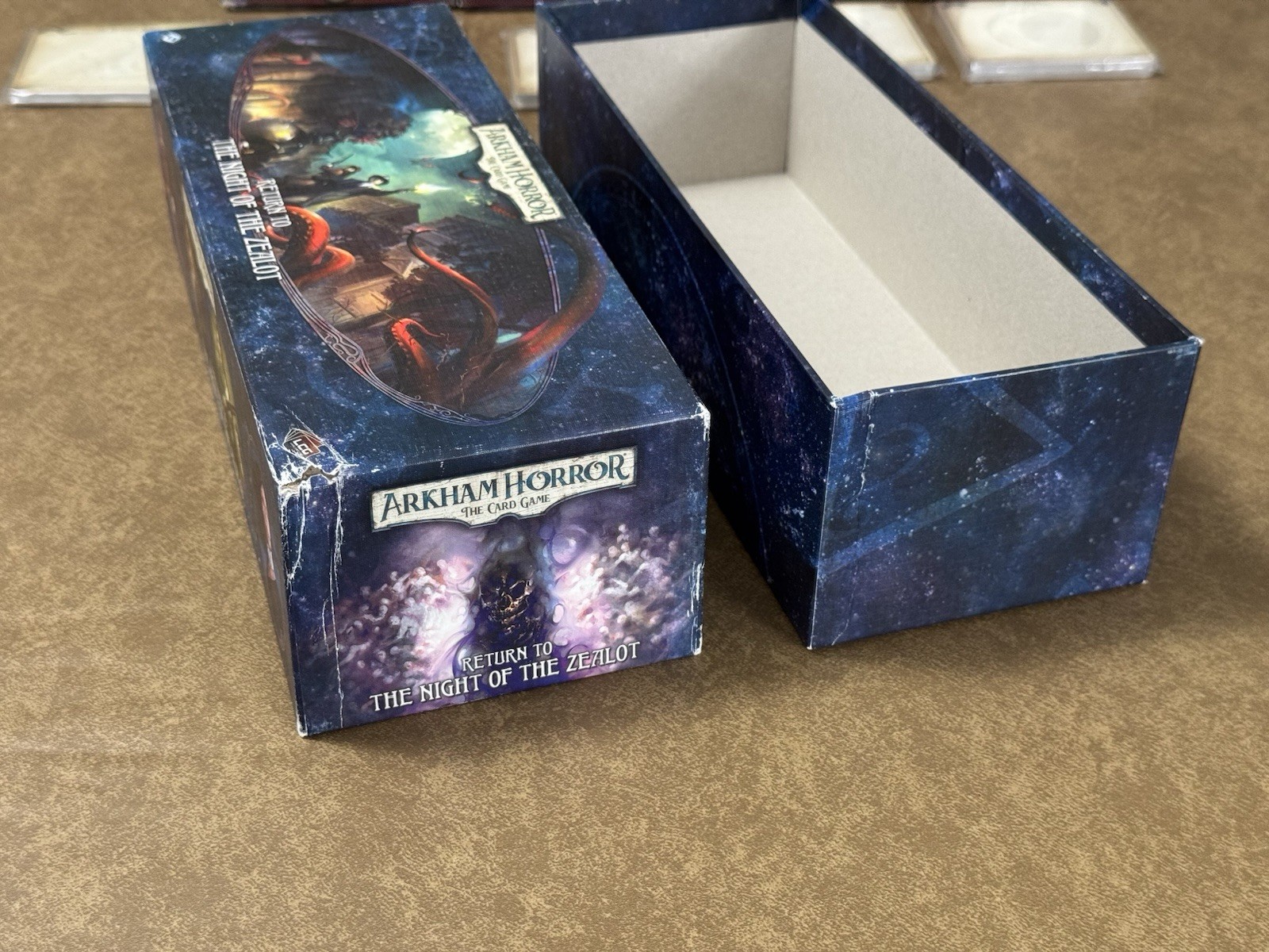 Arkham Horror LCG Lot, Return To Boxes + Dividers, Zealot Dunwich Carcosa + More