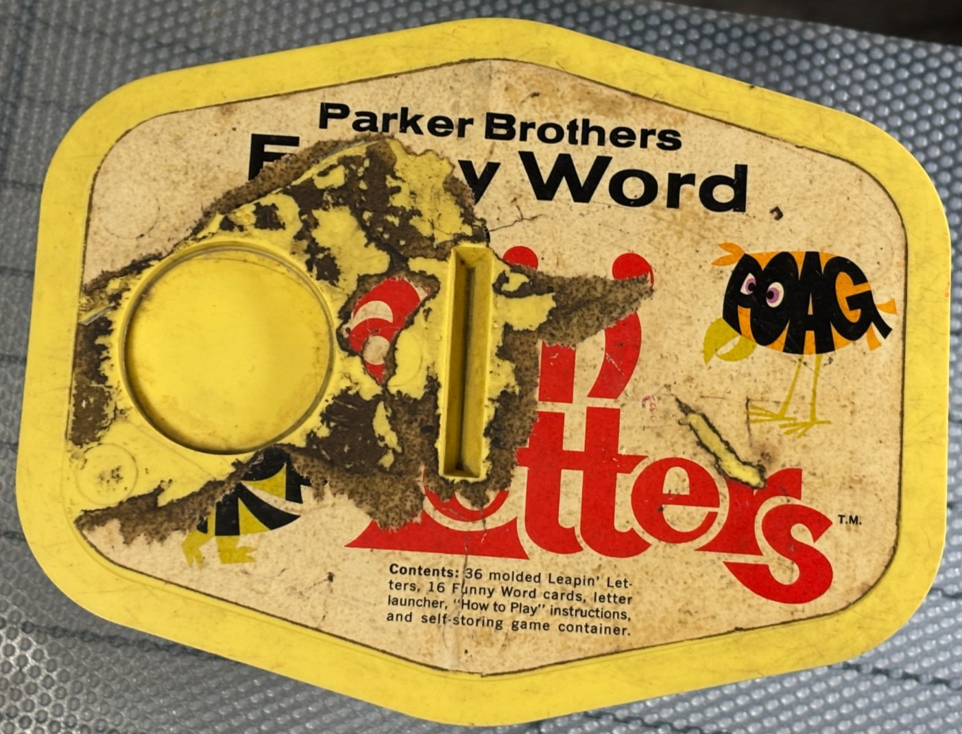 Vintage Parker Brothers Leapin’ Letters Funny Word Game 1969 Game Toy