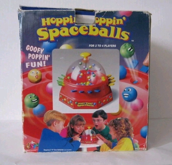Hoppin’ Poppin’ Spaceballs Game 1997 DSI Toys Vintage Tested & Working