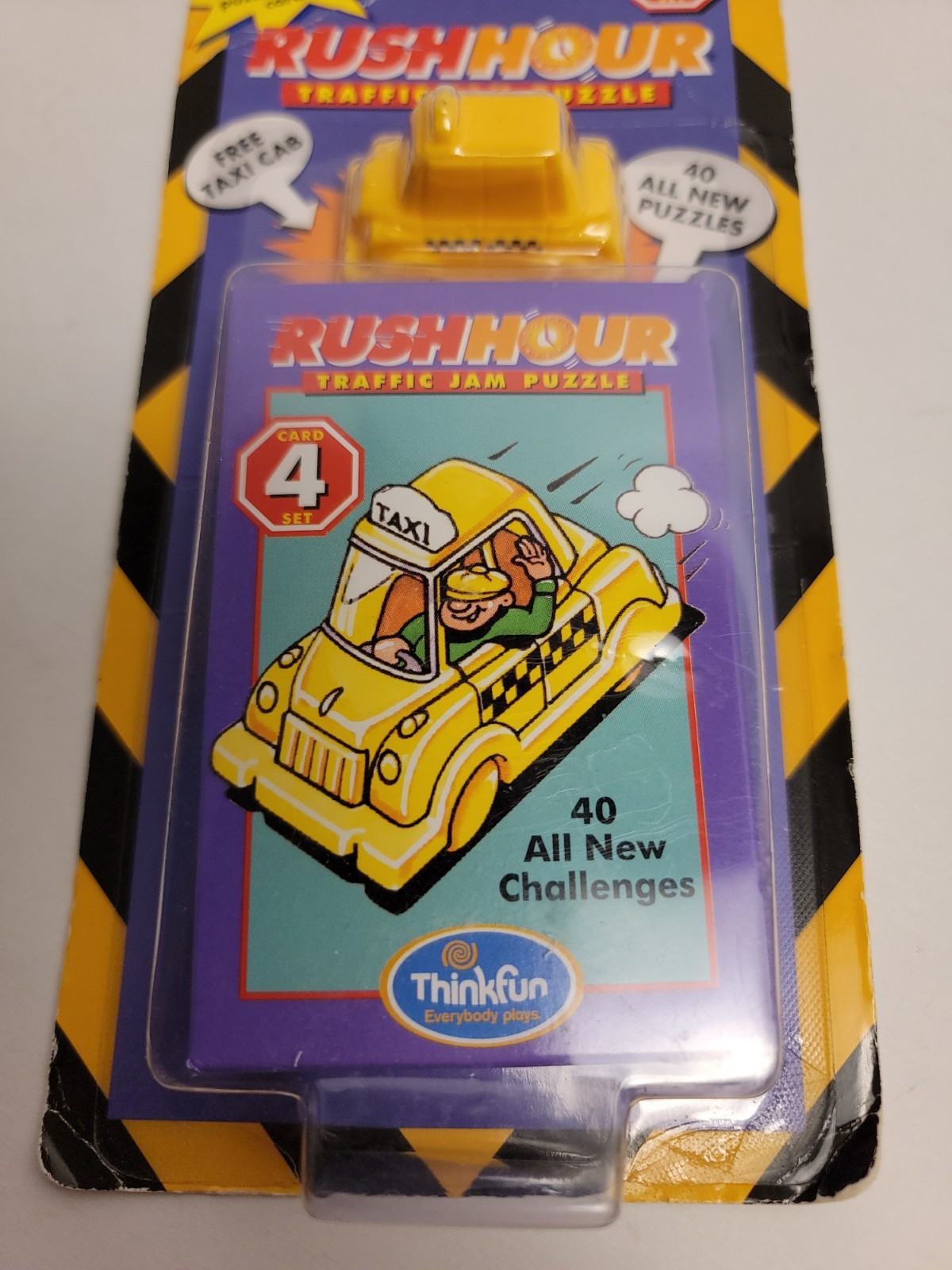 1999 Rush Hour Jam Card 4 Set 40 Cards & Car Sealed In Package Think Fun