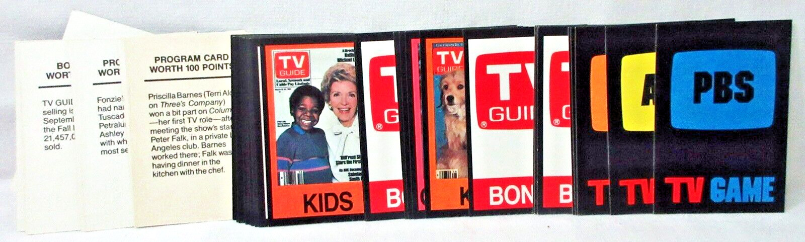 Vintage TV GUIDE Trivia Game 10 to Adult 2+ Players by Trivia Inc 1984 Complete