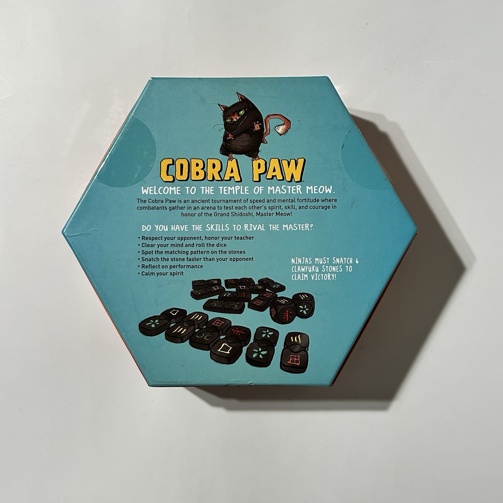 Cobra Paw Ninja Tile Game Bananagrams Master Meow Clawfuku Cat Ninja – Complete