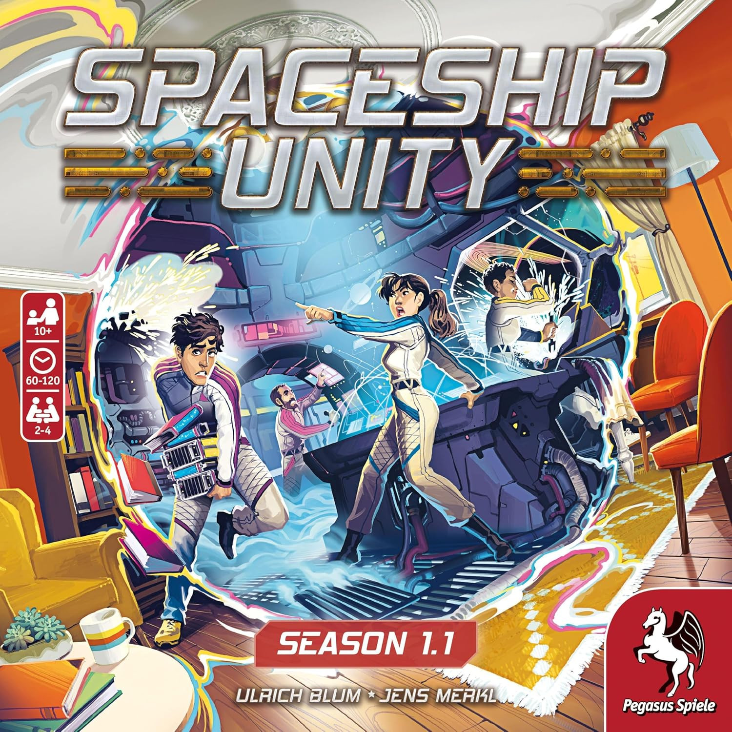 Spaceship Unity – Board Game by – 2-4 Players – 60-120 Minutes of Gameplay – Ga