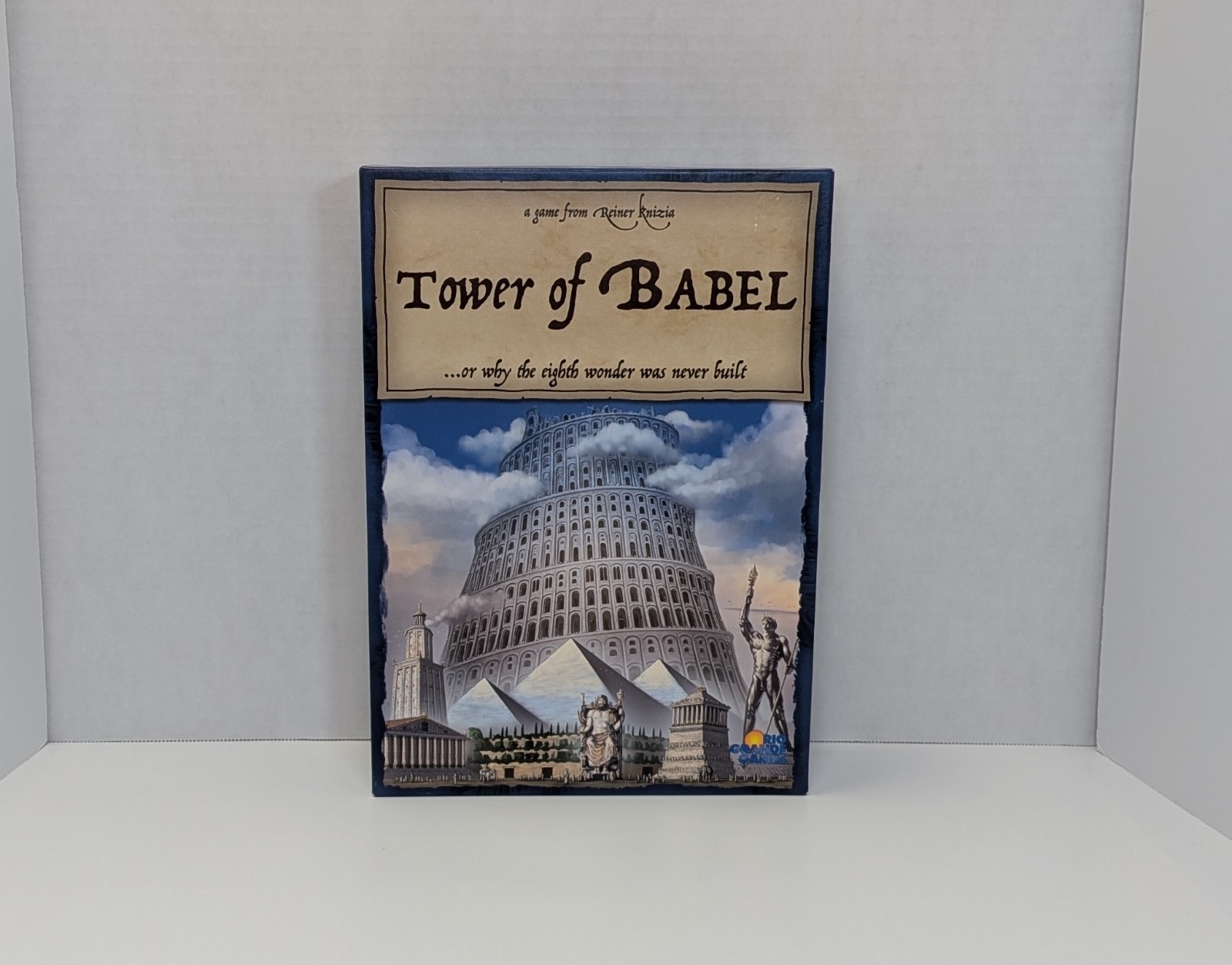 Tower of Babel Board Game Rio Grande Games 2005 Unpunched Open Box Complete