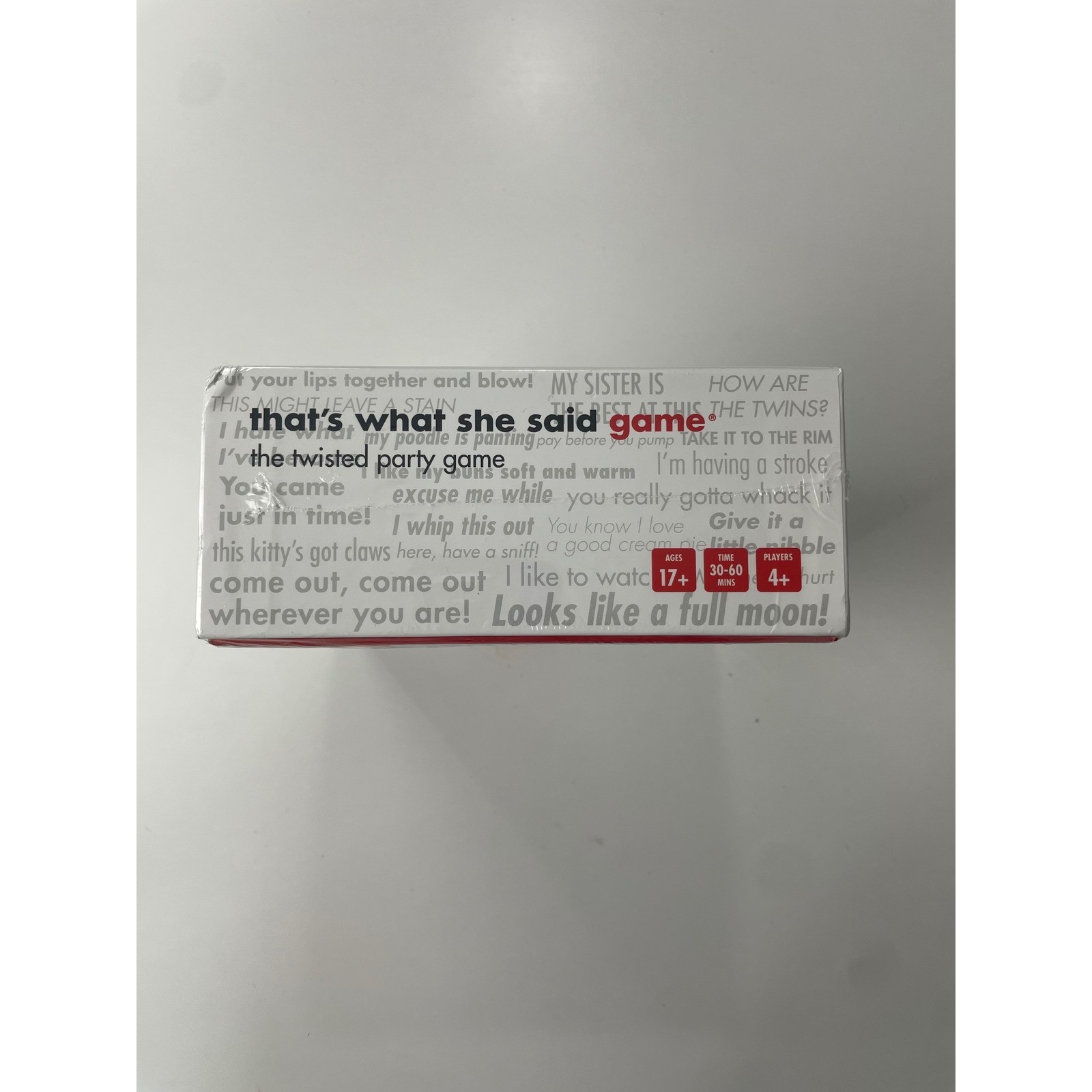 That’s What She Said Adult Board Card Game Fast Paced Funny Party New Sealed