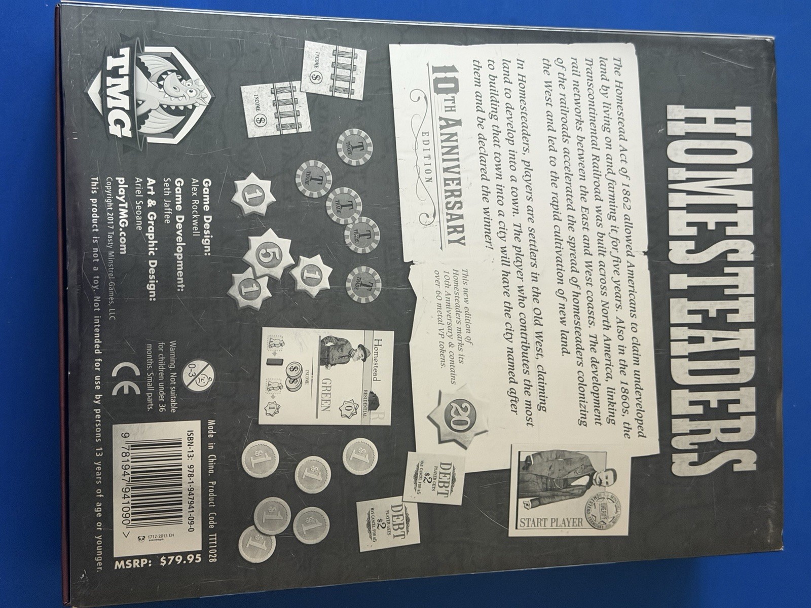 Homesteaders 10th Anniversary + New Beginnings – Board Game – OOP – Unplayed