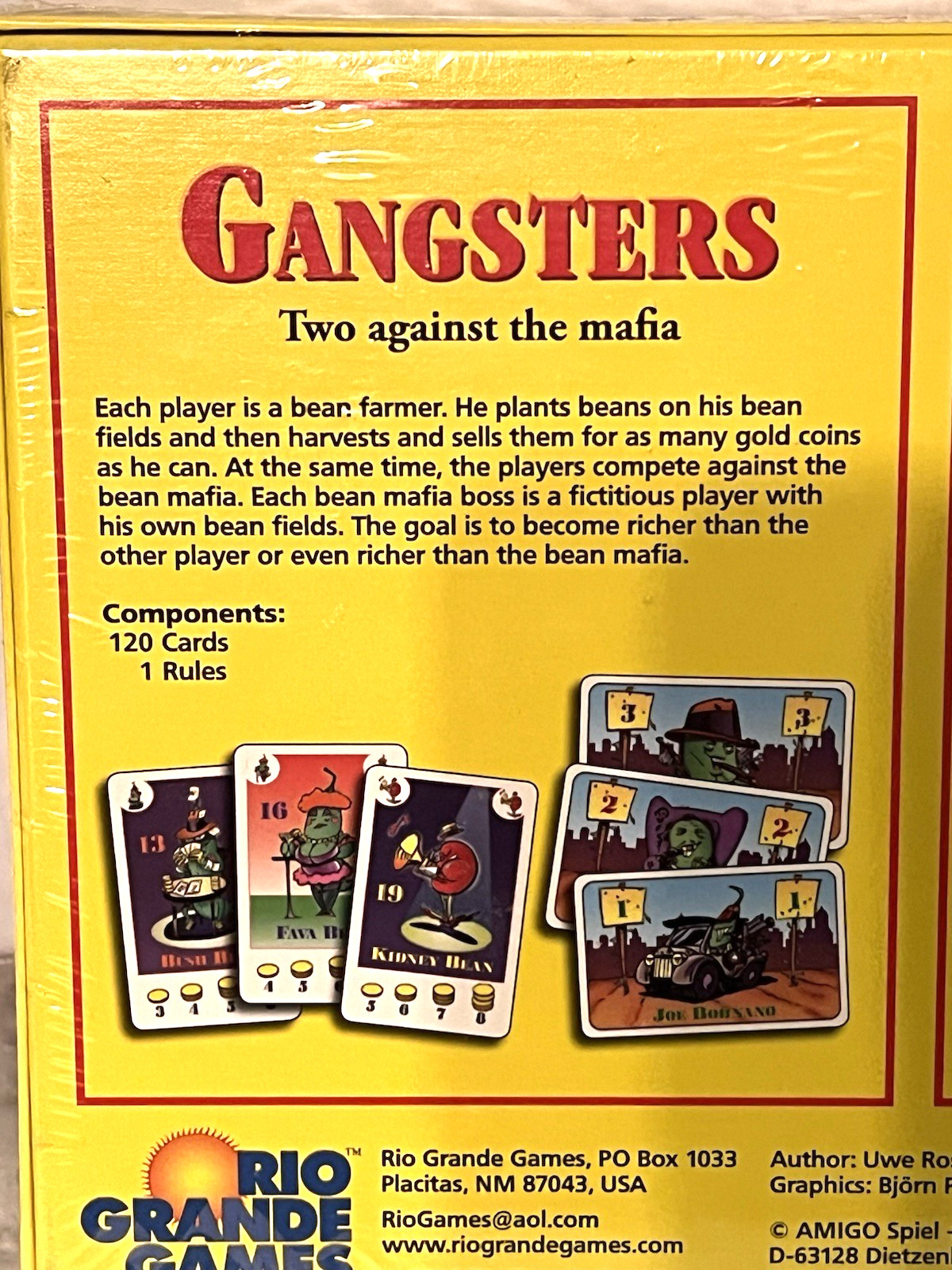Bohnanza Ladies & Gangsters-New Rio Grande Games-New Sealed