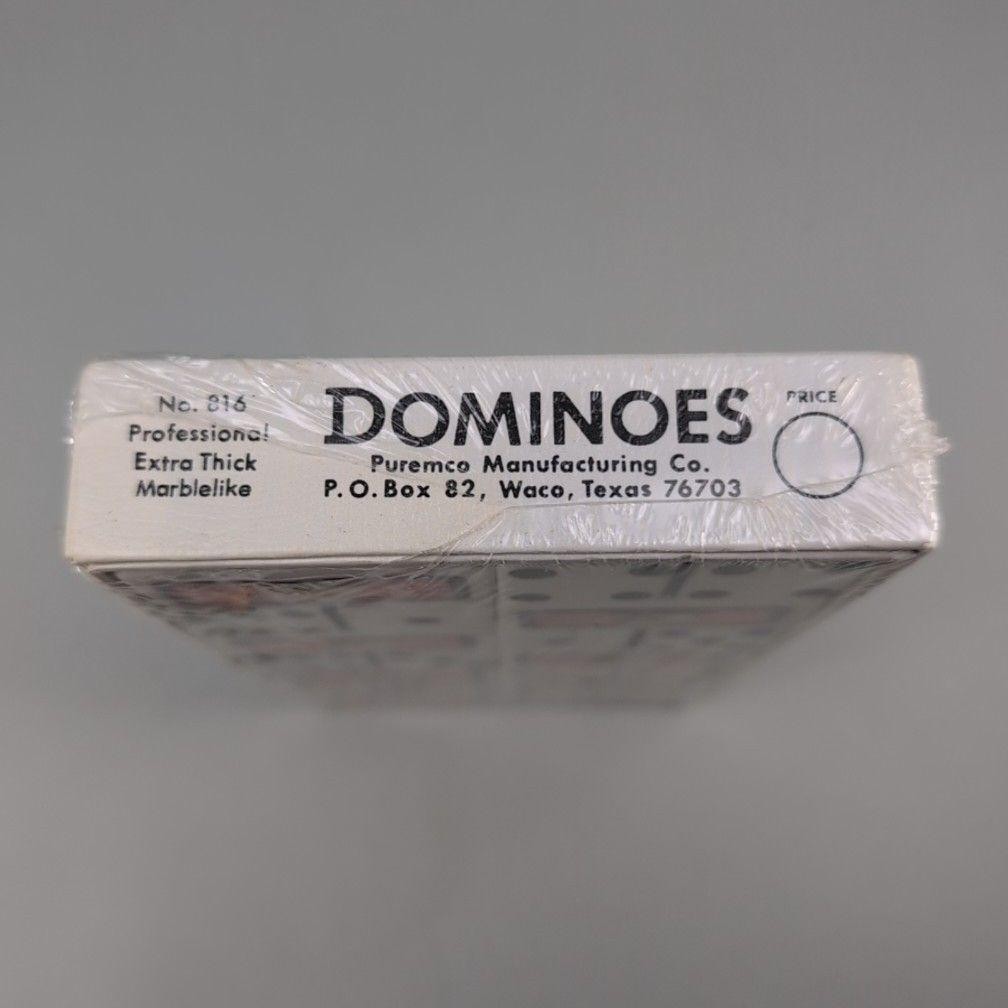 Puremco Professional Marblelike Dominoes Eagle Flag Tile Game USA Multicolor