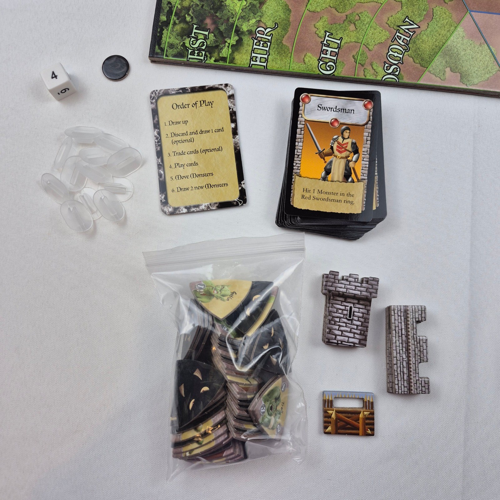 Castle Panic Cooperative Tower Defense Board Game Fireside Games 1st Ed Complete