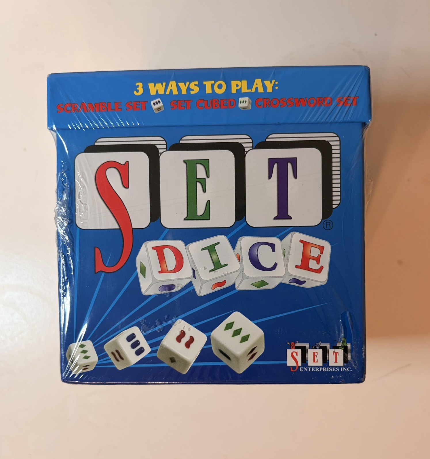 SET Dice Game Set Enterprises New Sealed Out Of Print OOP 3 Ways To Play