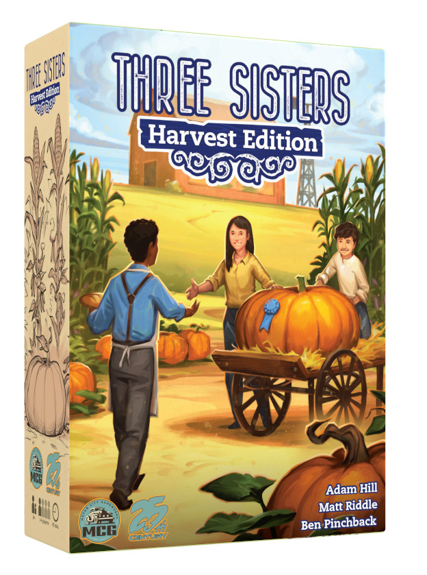 Three Sisters : Harvest Edition Roll & Write Board Game – 25th Century Games