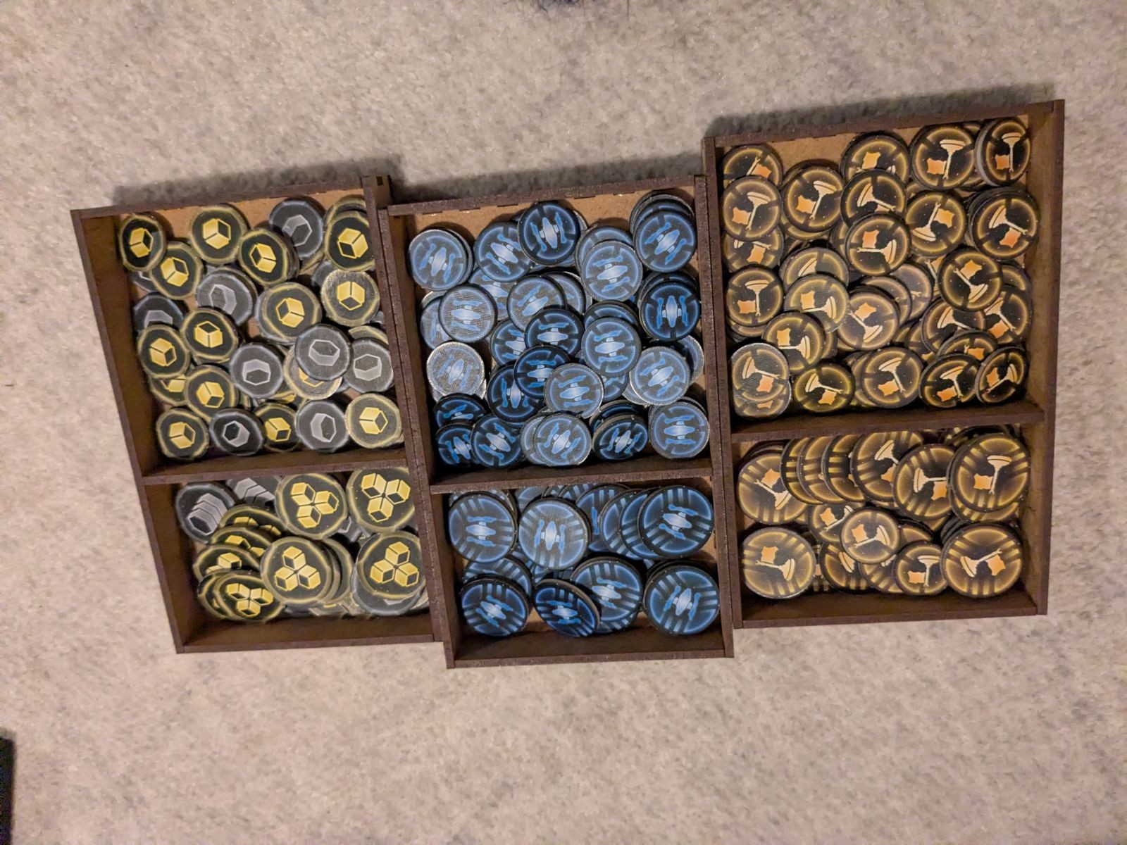 Wooden Insert + Map Frame + Codex 1-3 for Twilight Imperium 4th Edition & POK