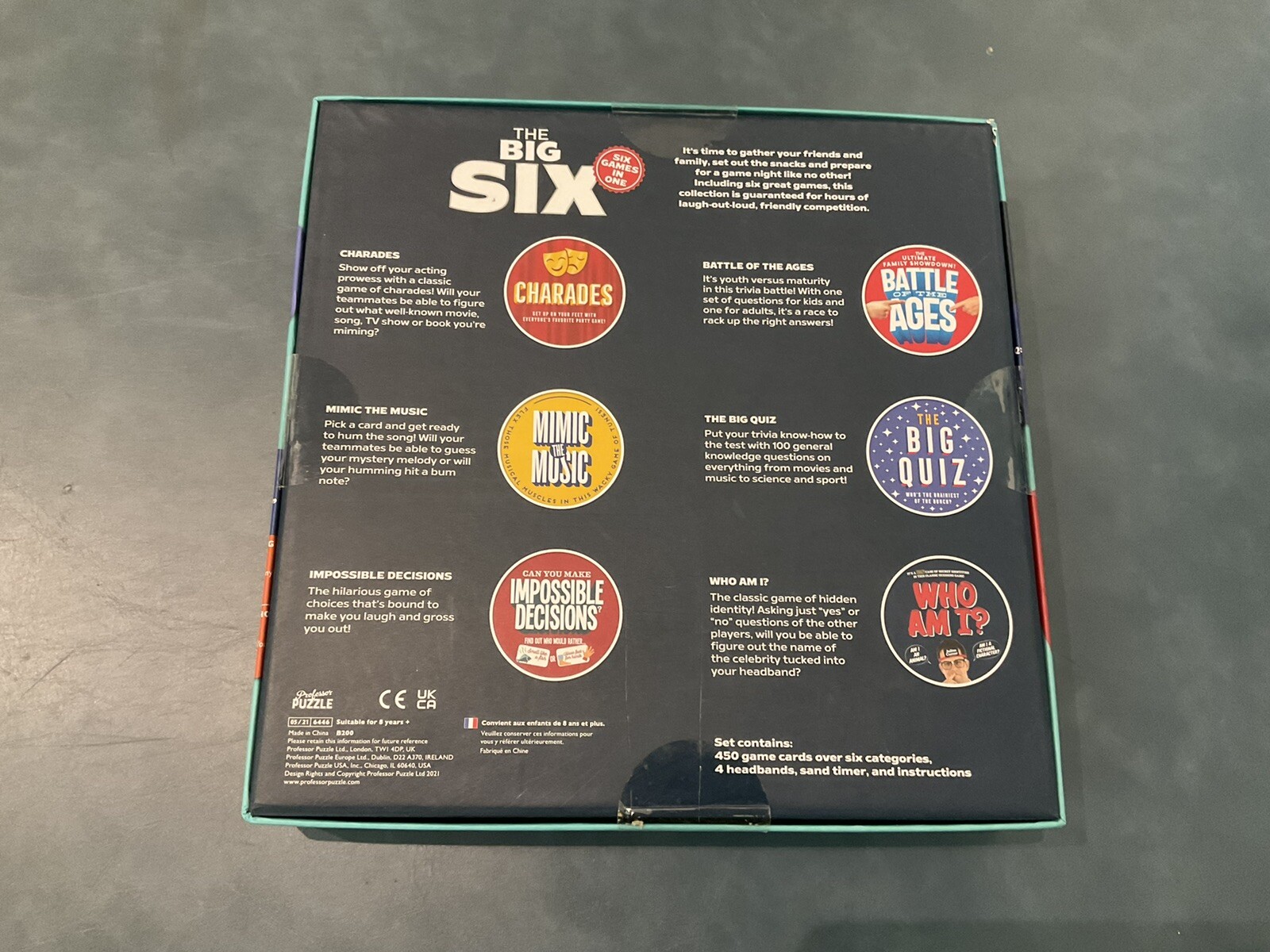 The Big Six Board Game (2019) 6 games in one