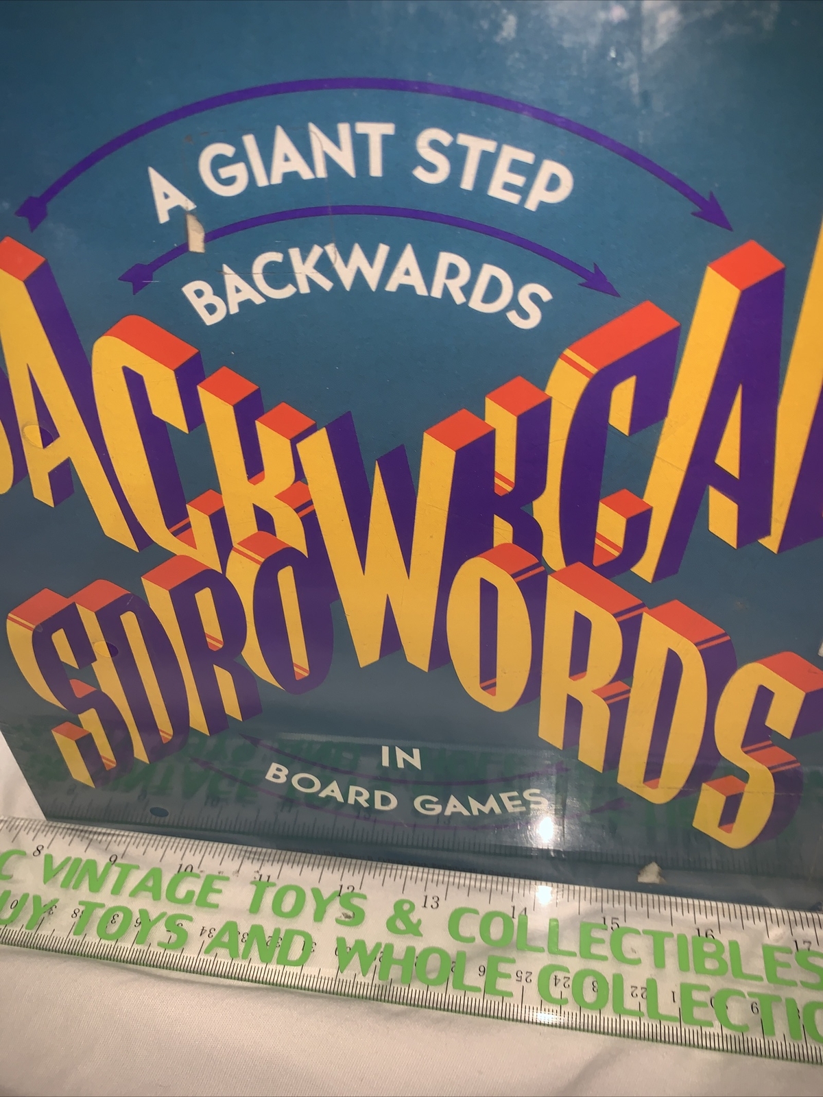 Random House “Backwards” Board Game New Sealed RARE! 3-8 Players Reverse English
