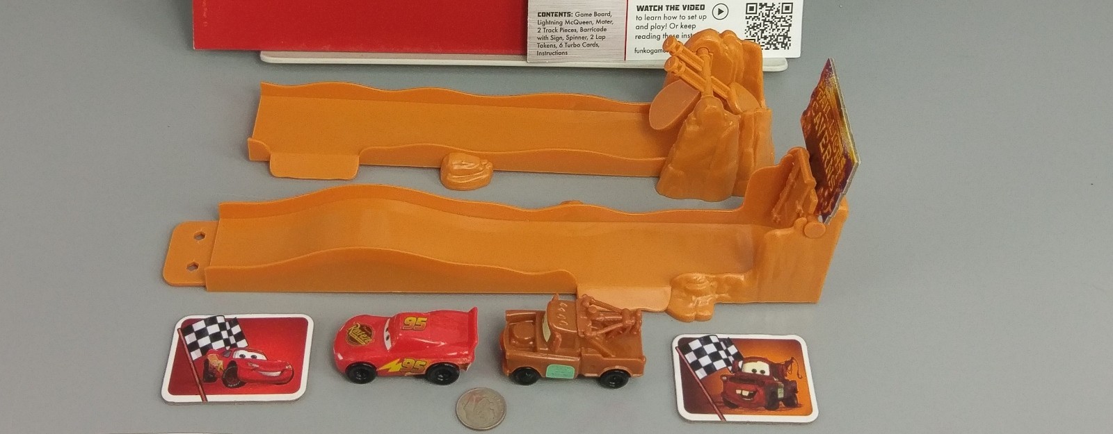 2023 Funko Games Disney Pixar Cars LAUNCH ‘N’ RACE GAME 99% Complete RARE HTF!