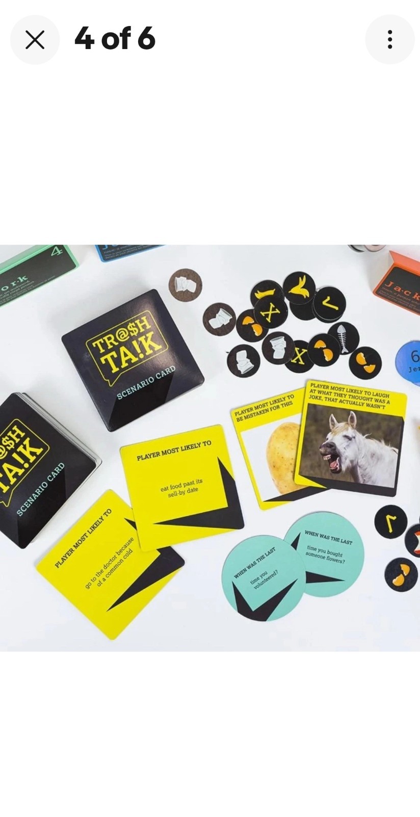 Trash Talk Adult Party Card Game | 3-6 Players New Sealed Card Game For Adults