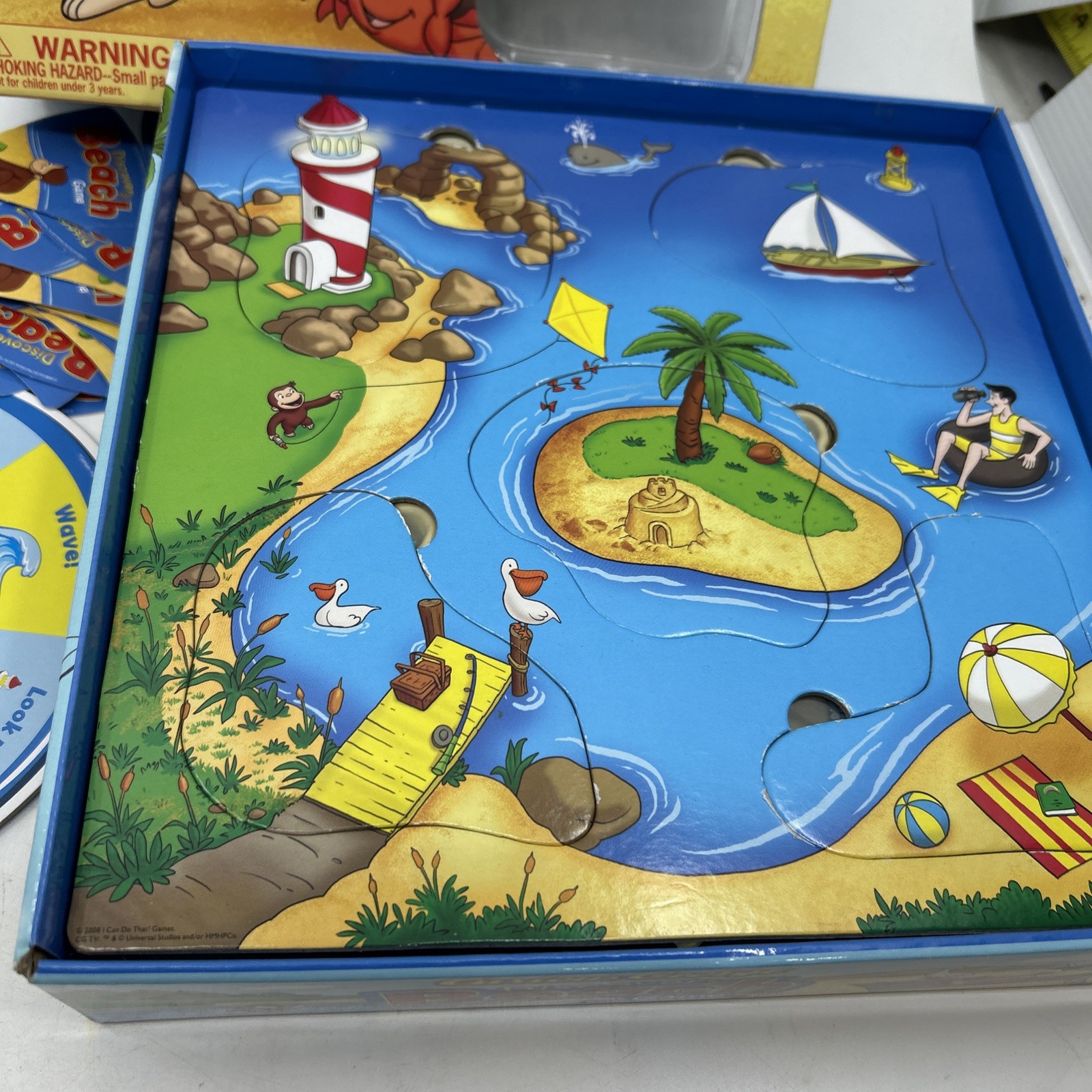Curious George Discovery Beach Game by I Can Do That Games 99% Complete