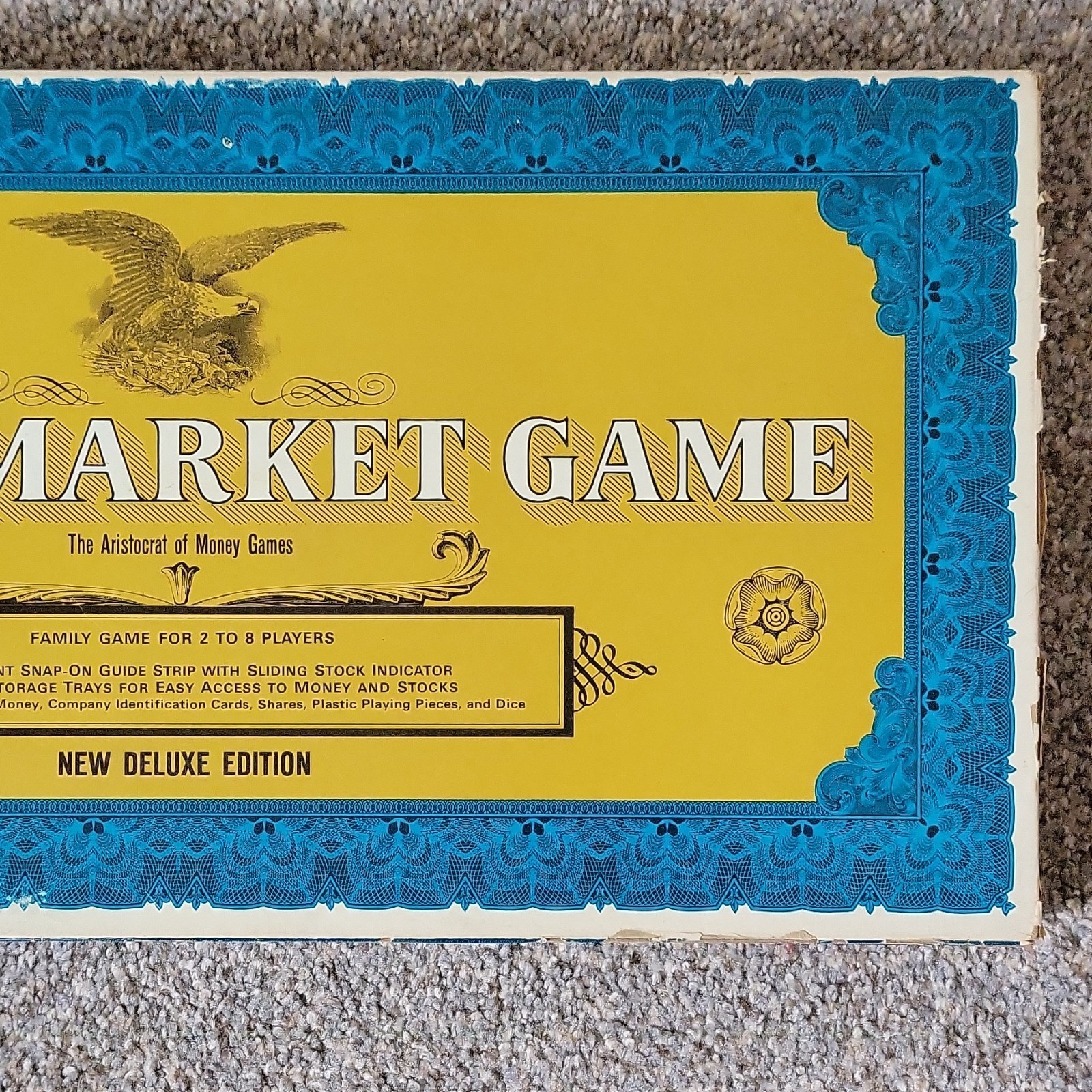 W.P.C. Stock Market Game Deluxe Edition Board Game Finance Theme 2 to 8 Players