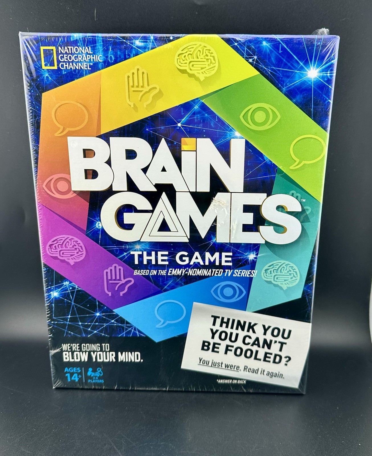 National Geographic : Brain Games The Game Ages 14+ 3-6 Players Board Game