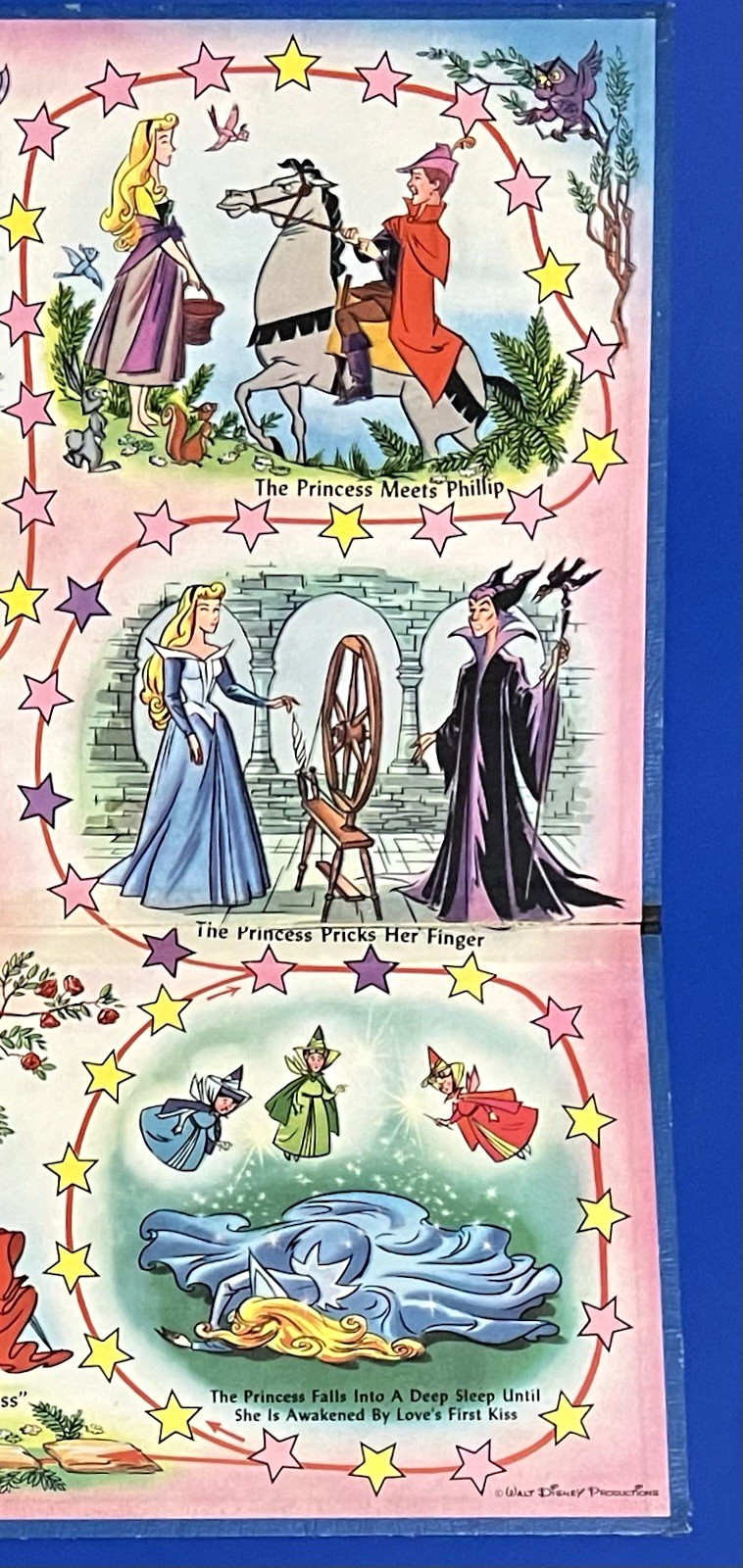 Walt Disney Sleeping Beauty Game 1958 Parker Brothers. Complete. Board excellent