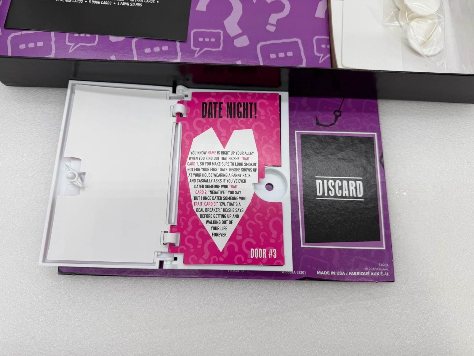 Mystery Date Catfished Board Game for Adults Hilarious Party Game Complete! EUC!