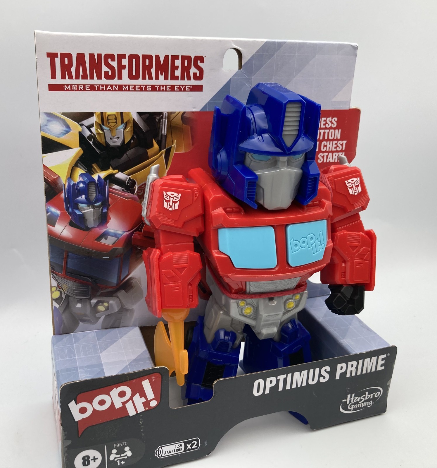 Bop It! Optimus Prime Transformer Edition Game Kids Collectors Toy NIB